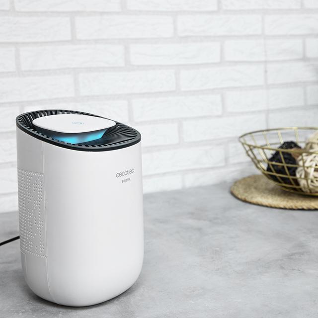 Cecotec BigDry 2000 Light - Deshumidificador 300 Ml/día Depósito Extraíble De 0 6 Litros Cobertura Hasta 20 M2 Mínimo Consumo De 23 W Deshumidificador