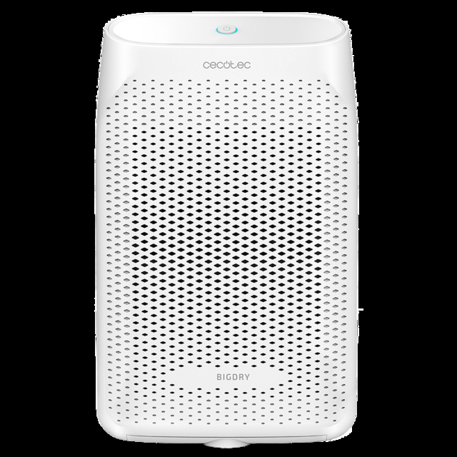 Cecotec BigDry 2500 Essential 360- Deshumidificador 750 ml/día depósito Transparente de 2 litros Cobertura hasta 25 m2 Filtro extraíble y Lavable Apagado automático Deshumidificador