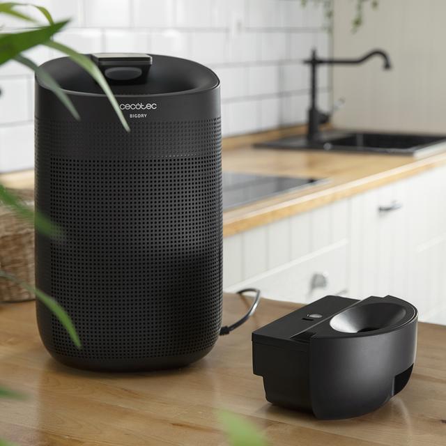 Cecotec BigDry 3000. Deshumidificador Eléctrico Silencioso Hasta 750 Ml/día Depósito 1 Litro 3 Procesos De Filtración 3 Velocidades Potencia 45W Deshumidificador Eléctrico  