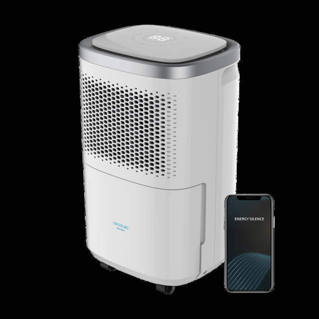 Cecotec BigDry 5000 Advance Connected. Deshumidificador con Control Wifi con APP Hasta 12 L/día Pantalla LED Temporizador 24 h Depósito 2 2 l Selección nivel de humedad Cobertura 50m2 Deshumidificador de 12 L al día con dep