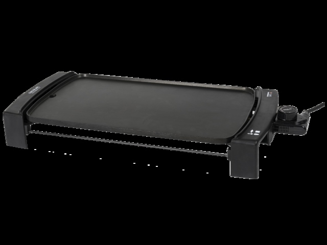 Cecotec Black&Water 2500 - Plancha De Asar Grill Eléctrico Revestimiento Antiadherente Bandeja Recogegrasas Temperatura Ajustable Apta Para Limpieza Lavavajillas Plancha De Asar Eléctrica