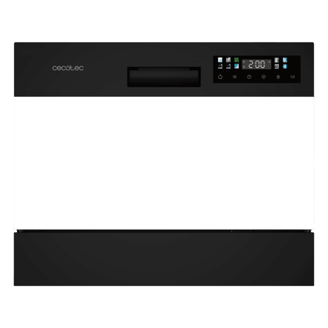 Cecotec Bolero Aguazero 2300 Lavavajillas Blanco Compacto De 6 Cubiertos 8 Programas Y Clase D. Con Pantalla Color Touch Panel Y Función Delay Start Mini Lavavajillas Pequeño