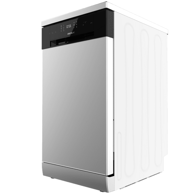 Cecotec Bolero Aguazero 4201 Inox E Lavavajillas De 45cm Clase E 11 Cubiertos 6 Programas Con Dual Zone Wash Delay Start Y Electronic AquaStop. Lavavajillas 45cm