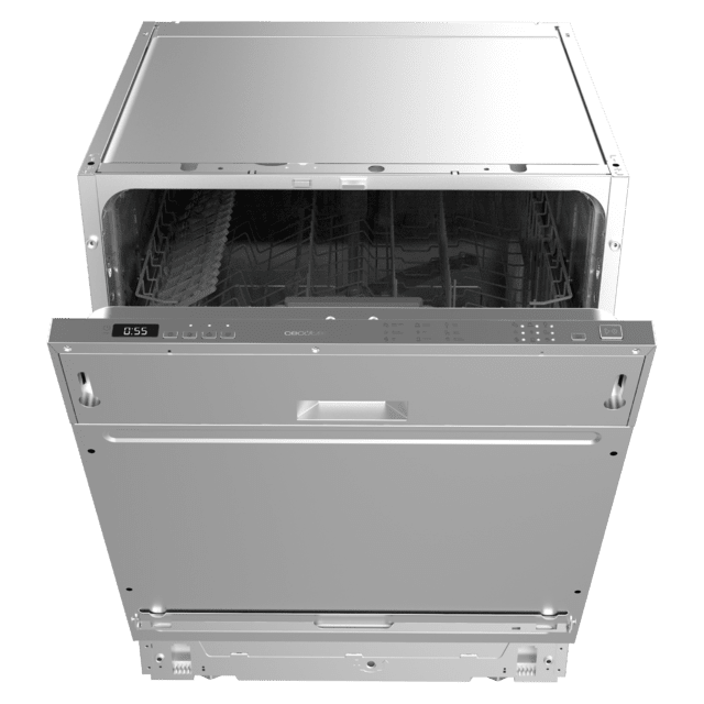 Cecotec Bolero Aguazero 6100 Full-BI E Lavavajillas Bolero Integrable De 60cm 12 Cubiertos Y 7 Programas Con Comienzo Diferido. Lavavajillas 60cm