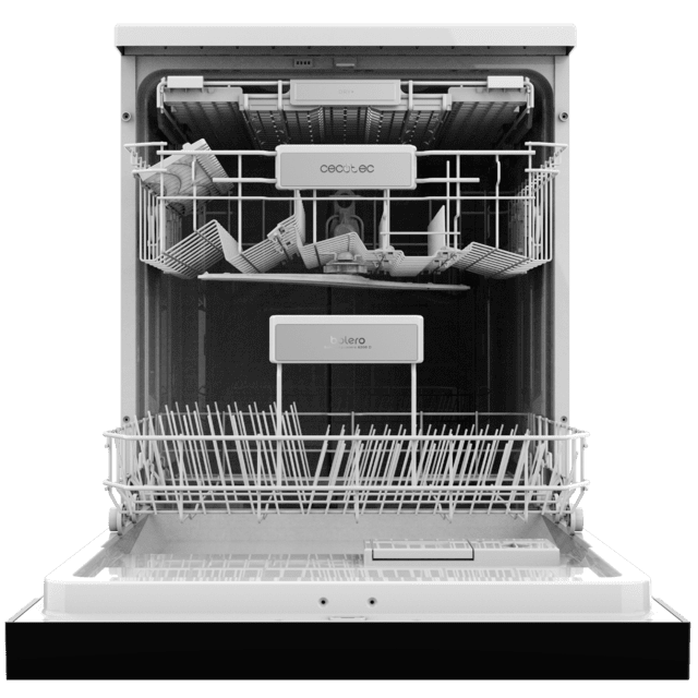 Cecotec Bolero Aguazero 6200 D Lavavajillas De 60cm Clase D 14 Cubiertos 6 Programas Con Dual Zone Wash Dry+ Turbo Dry+ Media Carga Y Delay Start Lavavajillas 60 Cm