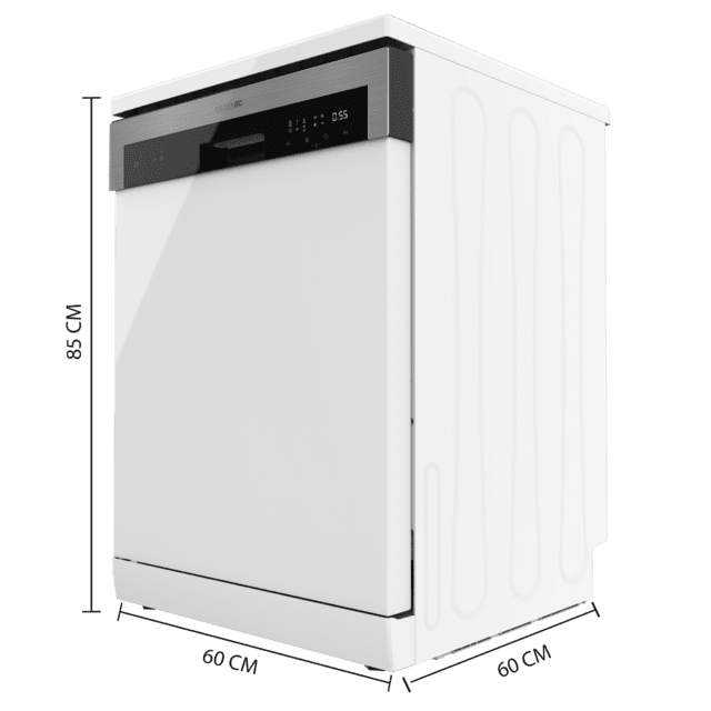 Cecotec Bolero Aguazero 6200 D Lavavajillas De 60cm Clase D 14 Cubiertos 6 Programas Con Dual Zone Wash Dry+ Turbo Dry+ Media Carga Y Delay Start Lavavajillas 60 Cm