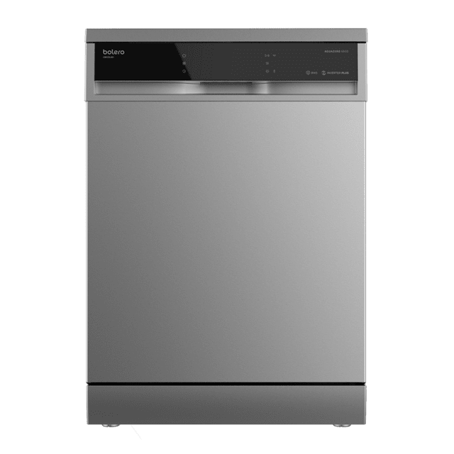Cecotec Bolero Aguazero 6600 Inox. Lavavajillas Independiente 60 cm y Bajo consumo 14 Cubiertos 8 Programas 44 dB con modo Confort Wash Filtro Antibacteriano y sistema BWS Acero Lavavajillas