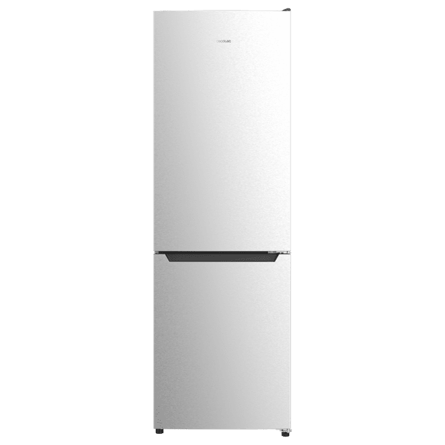 Cecotec Bolero CoolMarket 322 Inox E Frigorífico Combi Inox con 322 litros de capacidad 185 cm de alto 60 cm de ancho y clase E. Con sistema Multi Air Flow Total No Frost y 2 cajones para los productos frescos. Frigorífico com