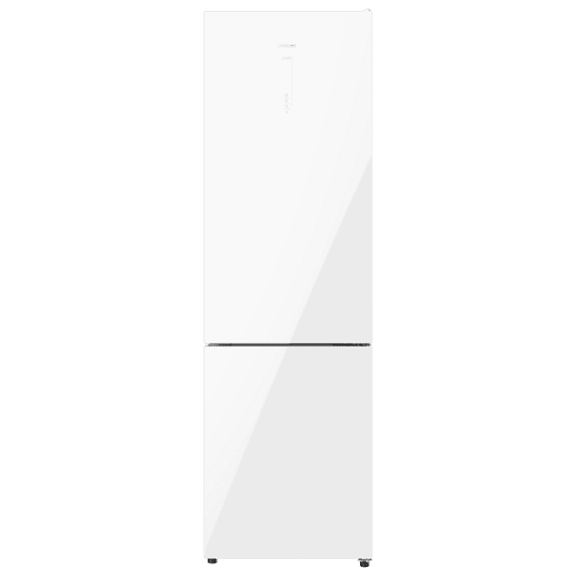 Cecotec Bolero CoolMarket 356 White Glass D Frigorífico Combi White Glass con 356 litros de capacidad 200 cm de alto y 60 cm de ancho clase D y motor inverter plus. Con sistema Multi Air Flow Total No Frost y 2 cajones para los