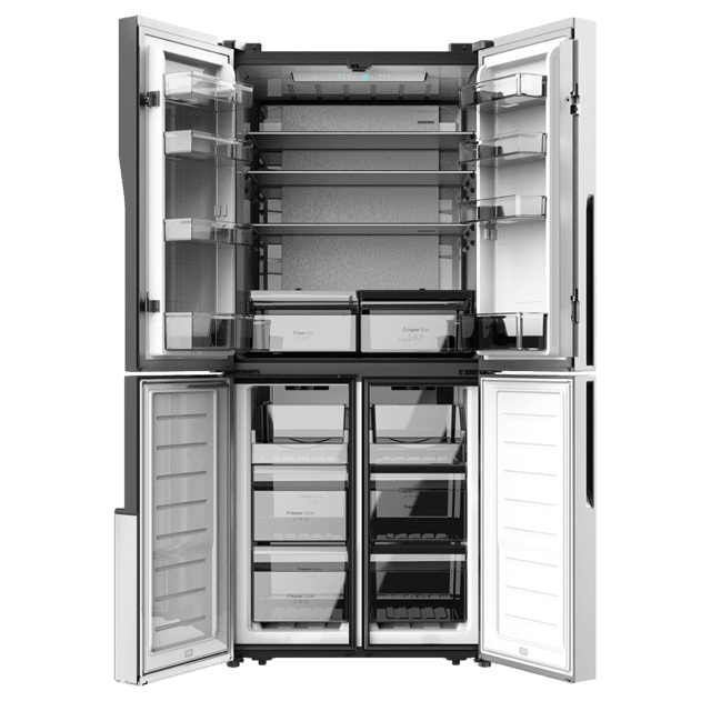 Cecotec Bolero CoolMarket 4D 454 Inox Frigorífico Americano 4 Puertas Frigorífico Americano 4 Puertas
