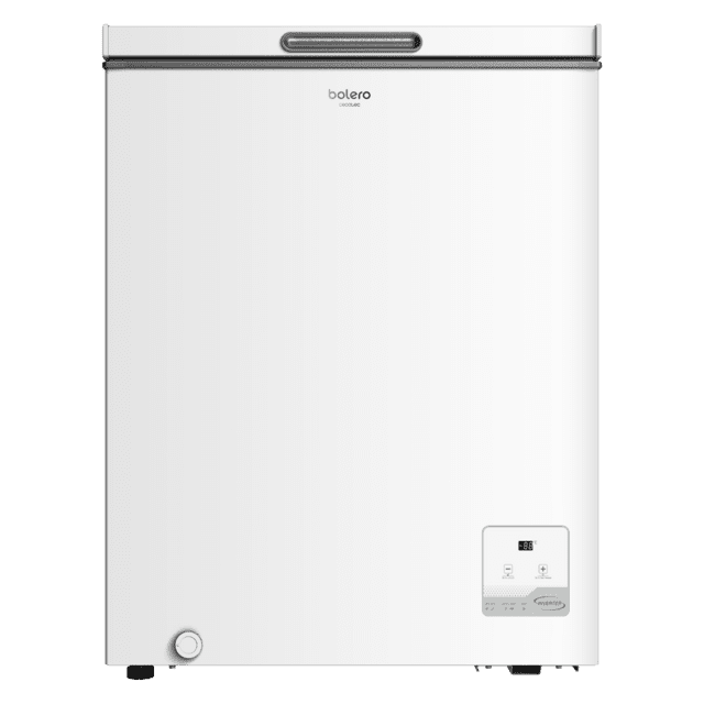 Cecotec Bolero CoolMarket Chest 142 white E Congelador horizontal white con capacidad 142 litros control electrónico clase E motor inverter plus display convertible a frigorífico. Congelador horizontal