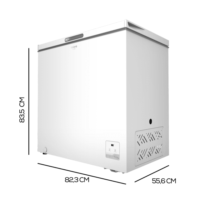 Cecotec Bolero CoolMarket Chest 199 White E Congelador Horizontal White Con Capacidad 199 Litros Control Electrónico Clase E Motor Inverter Plus Display Convertible A Frigorífico. Congelador Arcón Horizontal 199 Litros