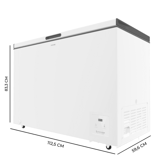 Cecotec Bolero CoolMarket Chest 299 White E Cogelador Horizontal Blanco 84 5cm Alto Y 111 5cm Ancho Con 299 L De Capacidad Compresor Inverter Plus Conversible A Frigorífico Clase Energética E Y Con Modo Fast Freezing Cogelador