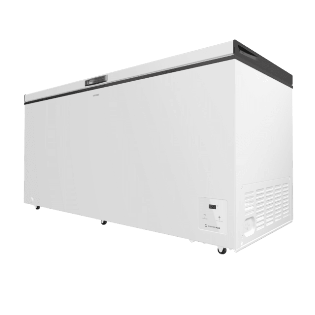 Cecotec Bolero CoolMarket Chest 500 White E Cogelador Horizontal Blanco 83 5cm Alto Y 165cm Ancho Con 500 L De Capacidad Compresor Inverter Plus Conversible A Frigorífico Clase Energética E Dos Cestas Y Con Modo Fast Freezing