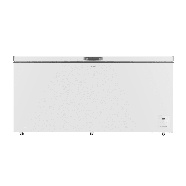 Cecotec Bolero CoolMarket Chest 500 White E Cogelador Horizontal Blanco 83 5cm Alto Y 165cm Ancho Con 500 L De Capacidad Compresor Inverter Plus Conversible A Frigorífico Clase Energética E Dos Cestas Y Con Modo Fast Freezing
