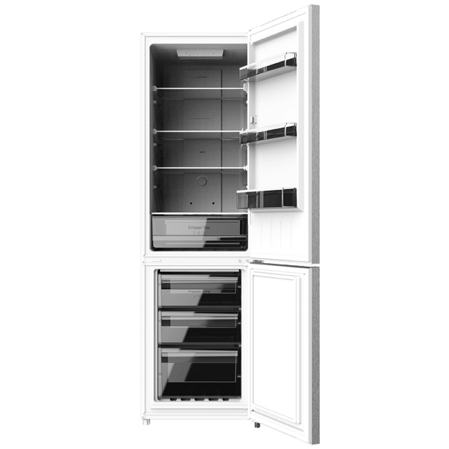 Cecotec Bolero CoolMarket Combi 250 Inox E Frigorífico Combi Inox Con 250 Litros De Capacidad 181cm De Alto 55 Cm De Ancho Y Clase E. Con Sistema Multi Air Flow Total No Frost Y 1 Cajón Para Los Productos Frescos. Frigorífico