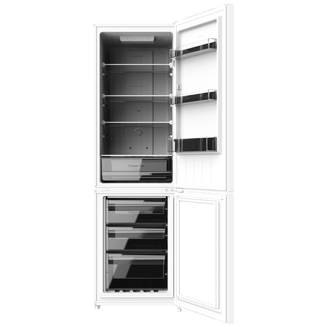 Cecotec Bolero CoolMarket Combi 250 White E Frigorífico Combi White Con 250 Litros De Capacidad 181cm De Alto 55 Cm De Ancho Y Clase E. Con Sistema Multi Air Flow Total No Frost Y Cajón Con Humedad Regulable. Frigorífico Comb