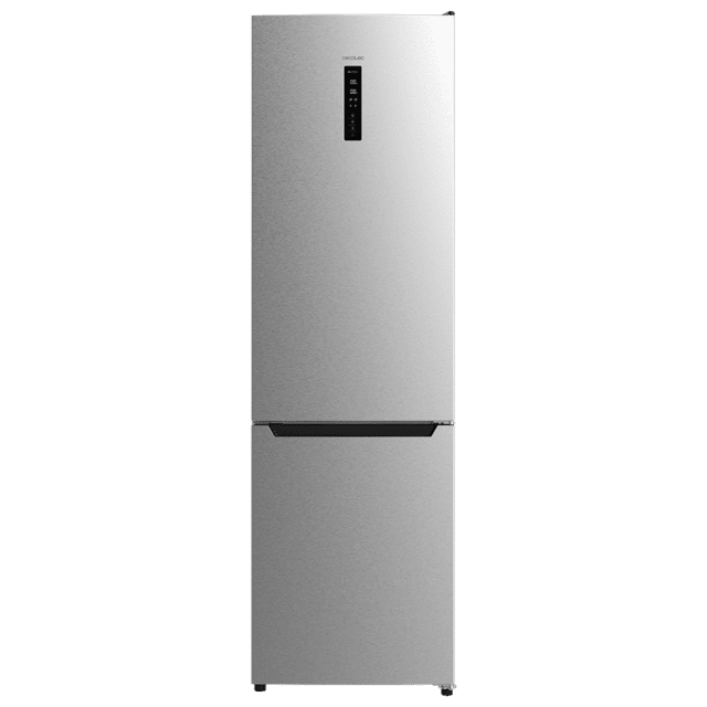 Cecotec Bolero CoolMarket Combi 322 Inox D Frigorífico Combi Inox con 322 litros de capacidad 185 de alto y 60 cm de ancho con motor inverter y clase D. Con sistema Multi Air flow Total No Frost y 2 cajones para los productos f