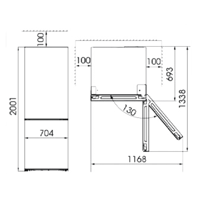Cecotec Bolero CoolMarket Combi 495 Dark E Frigorífico Combi Dark Inox 495 Litros De Capacidad 2 Metros De Alto Y 70 Cm Ancho Clase E Con Sistema Multi Air Flow Total No Frost Multi Cooling. Frigorífico Combi Con Nevera Y Cong