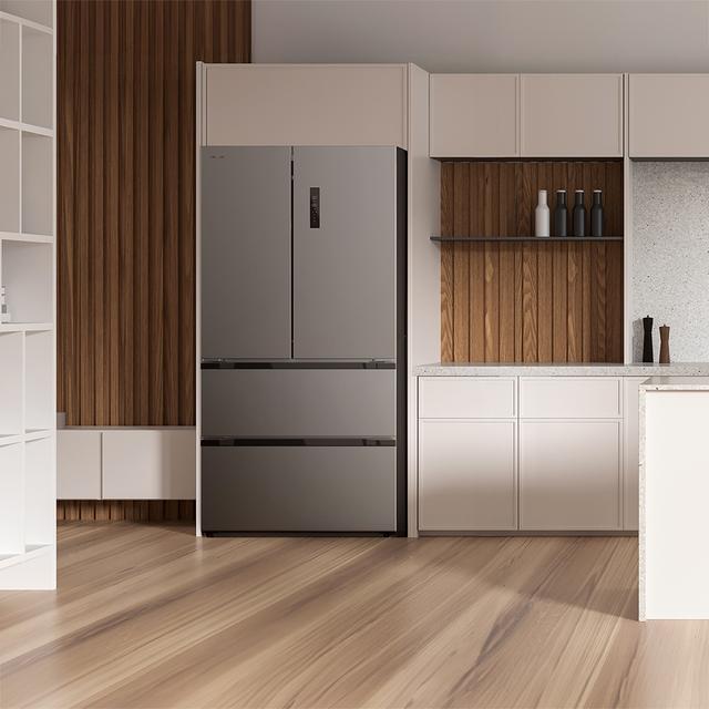 Cecotec Bolero CoolMarket FD 510 Inox E Frigorífico 4 Puertas Inox Estilo Francés Con Una Gran Capacidad De 510 L 183 Cm De Alto 85 Cm De Ancho Clase Energética E Y Motor Inverter Plus. Además Cuenta Con Distintos Modos Como