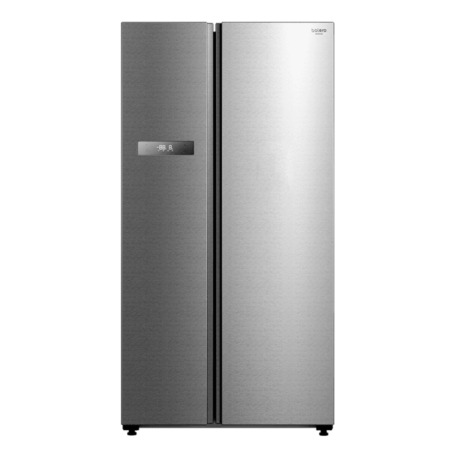 Cecotec Bolero CoolMarket SBS 592 Inox. Frigorífico Americano 2 Puertas 592 Litros 177 5 cm de Alto y 91 cm de Ancho Bajo Consumo Motor Inverter No Frost Congelación Ultrarrápida Frigorífico americano / Nevera americana