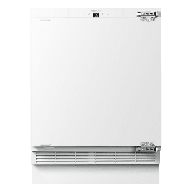 Cecotec Bolero Coolmarket TF BI 101 White E Mini congelador integrable de 101 litros de capacidad clase E con display touch y Fast Freezing. Mini congelador integrable