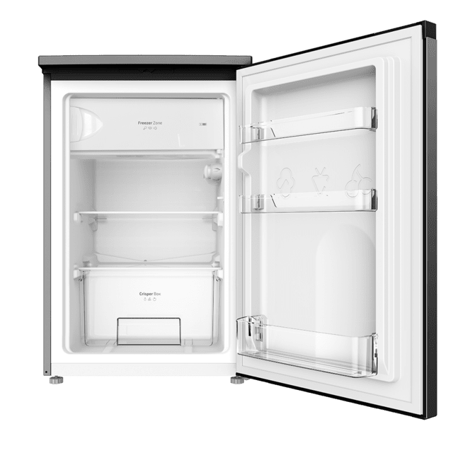 Cecotec Bolero CoolMarket TT 107 Black Mini Frigorífico De 107 Litros De Capacidad Color Black Clase E Temperatura Regulable Crisper Box Cajón Congelador Y Nivel Sonoro Bajo. Mini Frigorifico / Mini Nevera 107 Litros