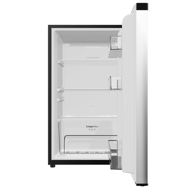 Cecotec Bolero CoolMarket TT 114 L Inox Mini Frigorífico Inox De 83 6 Cm De Alto Y 50 6 Cm De Ancho Con Capacidad De 114L Clase Energética E Crisper Box Luz LED Interior Y Control Temperatura Mecánico. Mini Frigorífico