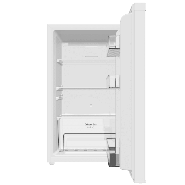 Cecotec Bolero CoolMarket TT 114 L White Mini Frigorífico Blanco De 83 6 Cm De Alto Y 50 6 Cm De Ancho Con Capacidad De 114L Clase Energética E Crisper Box Luz LED Interior Y Control Temperatura Mecánico. Mini Frigorífico