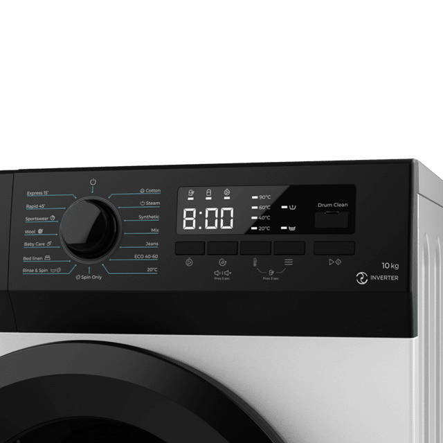 Cecotec Bolero DressCode 10300 Inverter A Lavadora De 10 Kg De Capacidad Y 1400 Rpm. 15 Programas Clase A Motor Inverter Plus SteamMax. Lavadora De 10 Kg 