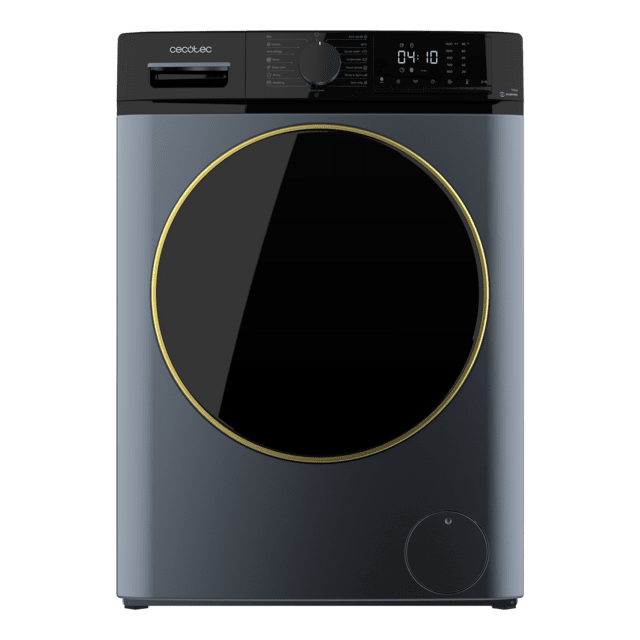 Cecotec Bolero DressCode 10610 Inverter Ice Blue A Lavadora De Carga Frontal Ice Blue De 10 Kg De Capacidad 1400 RPM Clase A Steam Max Motor Inverter Plus 15 Programas OnSmart Fuzzy Logic Smooth Wash Stop&Go Goma Antibacteriana