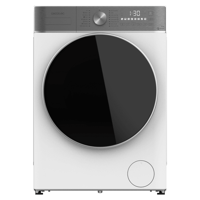 Cecotec Bolero DressCode 10800 Inverter A Lavadora De Carga Frontal De 10 Kg De Capacidad Y 1400 Rpm 16 Programas Clase A Motor Inverter Plus Steam Max Lavado Inteligente Y Detector De Carga. Lavadora De Carga Frontal 10 Kg