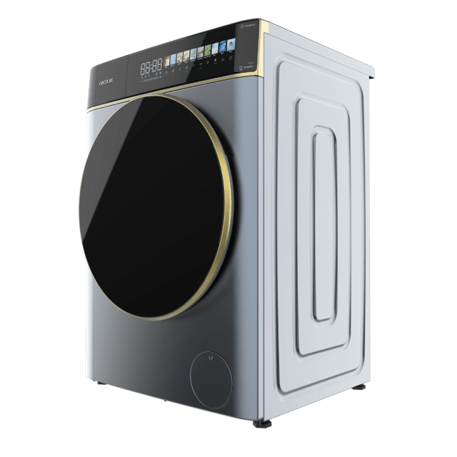 Cecotec Bolero DressCode 10900 Autodose Inverter FullColor Ice Blue A Lavadora Autodosis De Carga Frontal Ice Blue De 10 Kg De Capacidad Y 1400 Rpm Pantalla FullColor 10 3" 11 Programas Motor Inverter Plus SteamMax Clase A Sanit