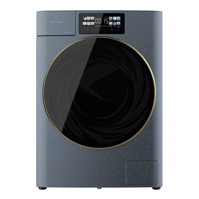 Cecotec Bolero DressCode 10950 Autodose Inverter 3D Ice Blue A Lavadora Autodosis De Carga Frontal Ice Blue De 10 Kg De Capacidad 1400 Rpm Y Clase A Con Diseño Core Matrix Screen 9 2" Y Core Body 13 Programas Motor Inverter Plu