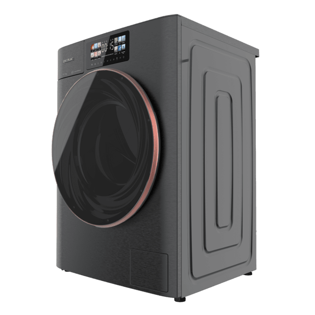 Cecotec Bolero DressCode 10950 Autodose Inverter 3D Steel A Lavadora Autodosis De Carga Frontal Steel De 10 Kg De Capacidad 1400 Rpm Y Clase A Con Diseño Core Matrix Screen 9 2" Y Core Body 13 Programas Motor Inverter Plus Stea