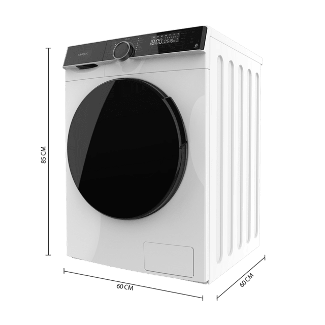 Cecotec Bolero DressCode 121000 A Lavadora Con Capacidad De 12 Kg 1400 Rpm Máximas Regulables Certificación WoolMark Clase A Motor Inverter Plus 14 Programas Spa Care Programa My Fav Comfort Mode Soil Level Sterilizacion Limpi
