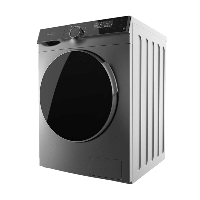 Cecotec Bolero DressCode 121000 Steel Lavadora Con Capacidad De 12 Kg 1400 Rpm Máximas Regulables Certificación WoolMark Clase A Motor Inverter Plus 14 Programas Spa Care Programa My Fav Comfort Mode Soil Level Sterilizacion L