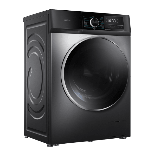 Cecotec Bolero DressCode 12500 Inverter Steel Lavadora De 12 Kg Steel 1400 Rpm Motor Inverter Plus Steam Max Y Clase A. Lavadora De 12 Kg