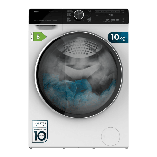 Cecotec Bolero DressCode 2000 Autodosis.Lavadora 10 Kg Carga Frontal 1400 rpm 1750 W Motor Inverter Plus Sistema Autodosis con Programa MyFav Steam Max 14 Programas Lavadora autodosificación 10 kg