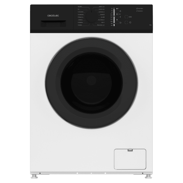 Cecotec Bolero DressCode 620 E Lavadora De 6 Kg De Capacidad Clase E 1000 Rpm 16 Programas Drum Clean Delay Start Y KidLock. Lavadora De 6kg