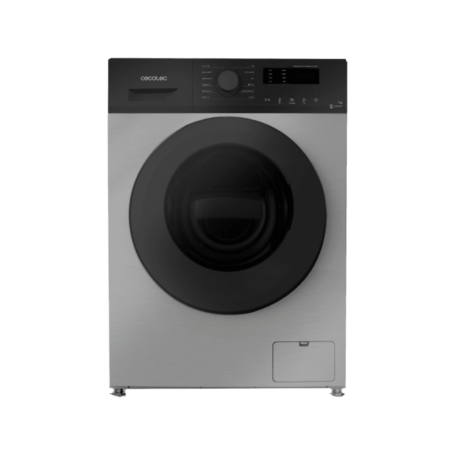 Cecotec Bolero DressCode 7150 Inverter Steel A Lavadora Steel De 7 Kg De Capacidad Y 1400 Rpm 12 Programas Clase A Motor Inverter Plus Steam Max Drum Clean Delay Start Y Child Lock. Lavadora
