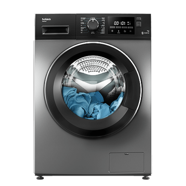 Cecotec Bolero DressCode 7200 Inverter Steel. Lavadora 7 Kg Carga Frontal 1400 Rpm 2000 W Motor Inverter Plus 16 Programas Esterilización MyFav DelayStart Lavadora