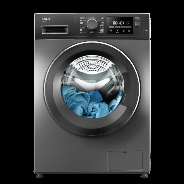 Cecotec Bolero DressCode 7200 Steel. Lavadora 7 Kg Carga Frontal 1400 Rpm 2000 W 16 Programas Esterilización MyFav DelayStart Display LED Bloqueo Para Niños Lavadora