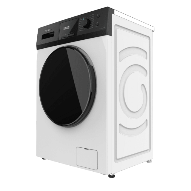 Cecotec Bolero Dresscode 7410 Inverter A Lavadora De Carga Frontal De 7 Kg De Capacidad Y 1200 Rpm Clase A-10% 16 Programas Motor Inverter Plus SteamMax Drum Clean Allergy Care Diamond Care Delay Start Stop&Go Programa ECO Y Kid