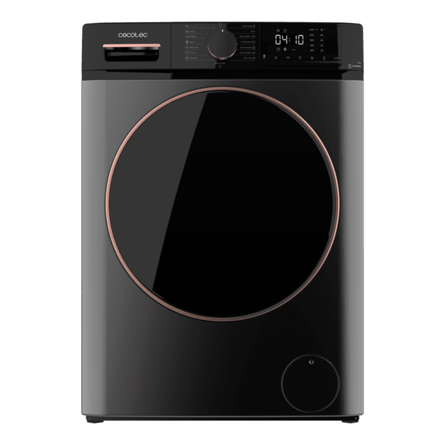 Cecotec Bolero DressCode 7610 Inverter Steel A Lavadora De Carga Frontal Steel De 7 Kg De Capacidad 1400 RPM Clase A Steam Max Motor Inverter Plus 15 Programas OnSmart Fuzzy Logic Smooth Wash Stop&Go Goma Antibacteriana Y Drum C