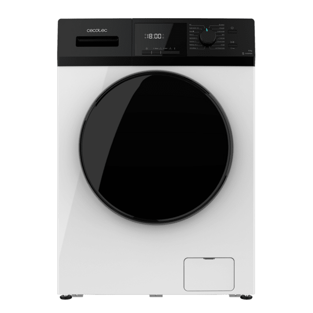 Cecotec Bolero Dresscode 8410 Inverter A Lavadora De Carga Frontal De 8 Kg De Capacidad Y 1400 Rpm Clase A-10% 16 Programas Motor Inverter Plus SteamMax Drum Clean Allergy Care Diamond Care Delay Start Stop&Go Programa ECO Y Kid