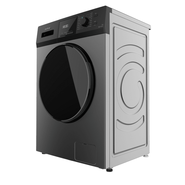 Cecotec Bolero DressCode 8410 Inverter Steel A Lavadora De Carga Frontal Steel De 8 Kg De Capacidad Y 1400 Rpm Clase A-10% 16 Programas Motor Inverter Plus SteamMax Drum Clean Allergy Care Diamond Care Delay Start Stop&Go Progra