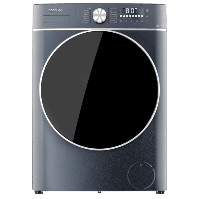 Cecotec Bolero DressCode 8800 Inverter Ice Blue A Lavadora De Carga Frontal De 8kg De Capacidad Y 1400rpm Clase A 16 Programas Motor Inverter Plus SteamMax Lavado Inteligente Y Detector De Carga