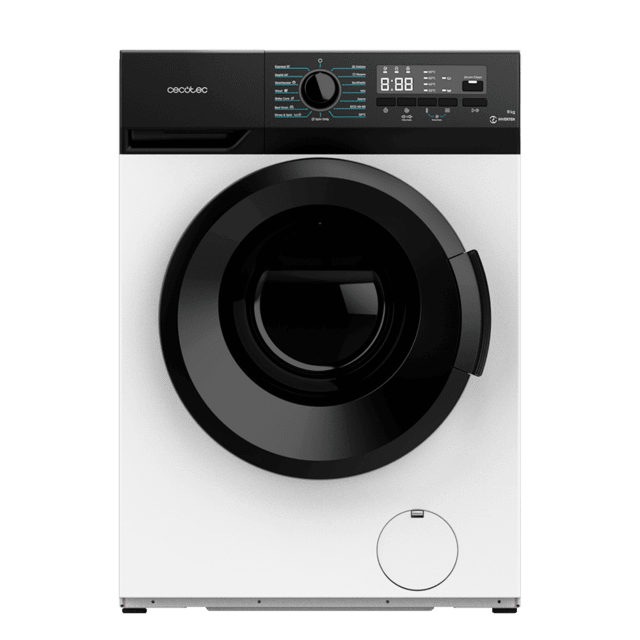 Cecotec Bolero Dresscode 9300 Inverter Maxx A Lavadora De 9 Kg De Capacidad Y 1400 Rpm. 15 Programas Clase A Motor Inverter Plus SteamMax. Lavadora De 9 Kg Clase A
