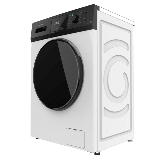 Cecotec Bolero Dresscode 9410 Inverter A Lavadora De Carga Frontal De 9 Kg De Capacidad Y 1400 Rpm Clase A-10% 16 Programas Motor Inverter Plus SteamMax Drum Clean Allergy Care Diamond Care Delay Start Stop&Go Programa ECO Y Kid